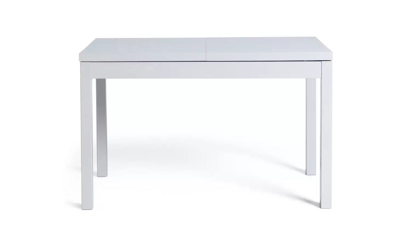 Lyssa Extending 4-6 Seater Dining Table - White
